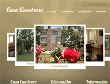 Tablet Screenshot of casacumbrero.com